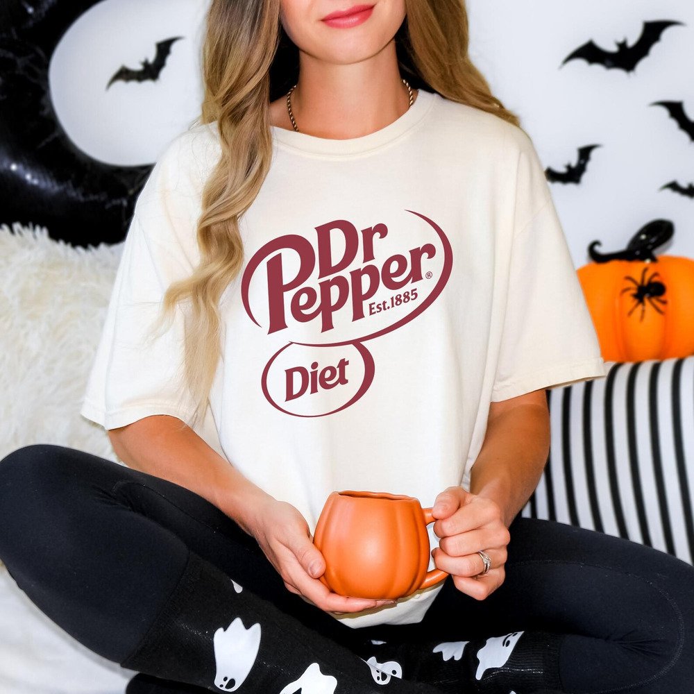 Retro Soda Tee, Distressed 80s Graphic White